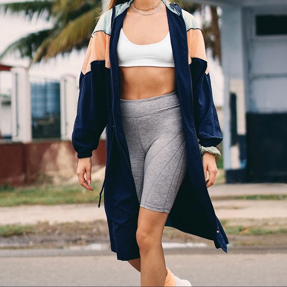 Free People Jackets & Blazers - Fun retro Free People colorblock windbreaker